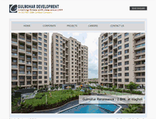 Tablet Screenshot of gulmohardevelopment.com